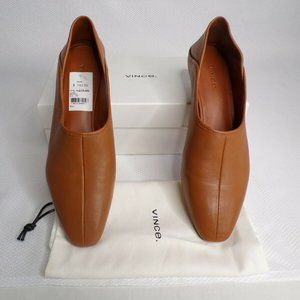 New Vince Branine Ballet Flat Cuoio - Size 9.5